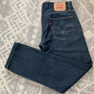 Levi’s 514 Men’s Dark Wash Jeans Cotton 32x30 Slim Straight